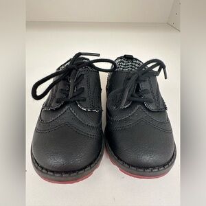 Classic Black Toddler Boys Shoes